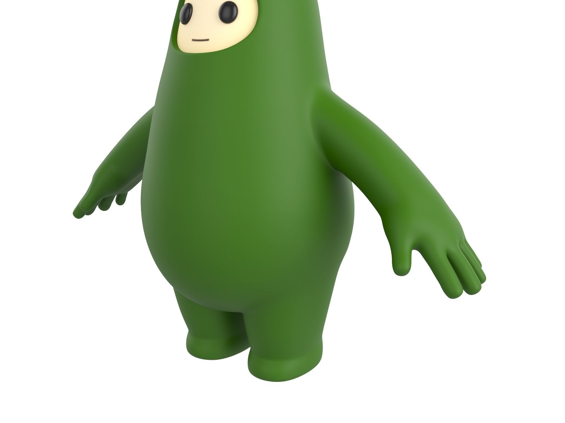 Character113 Leaf Monster 3D model_9