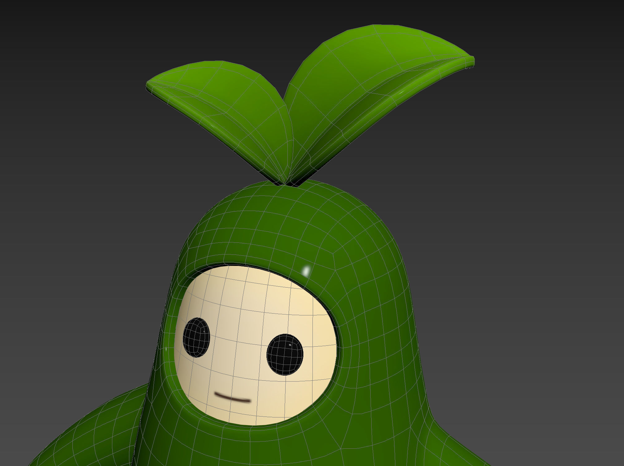 Character113 Leaf Monster 3D model_20