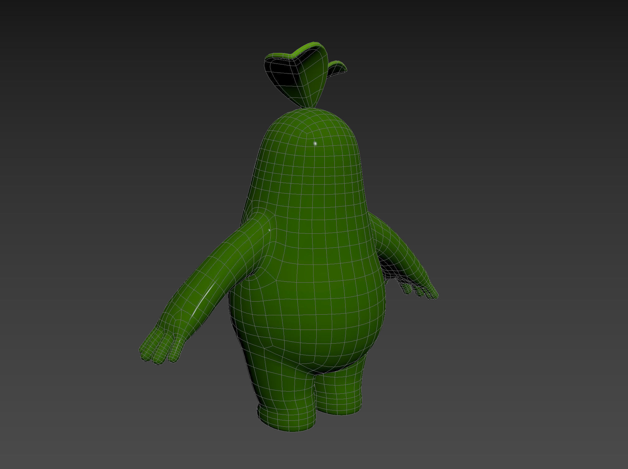 Character113 Leaf Monster 3D model_18