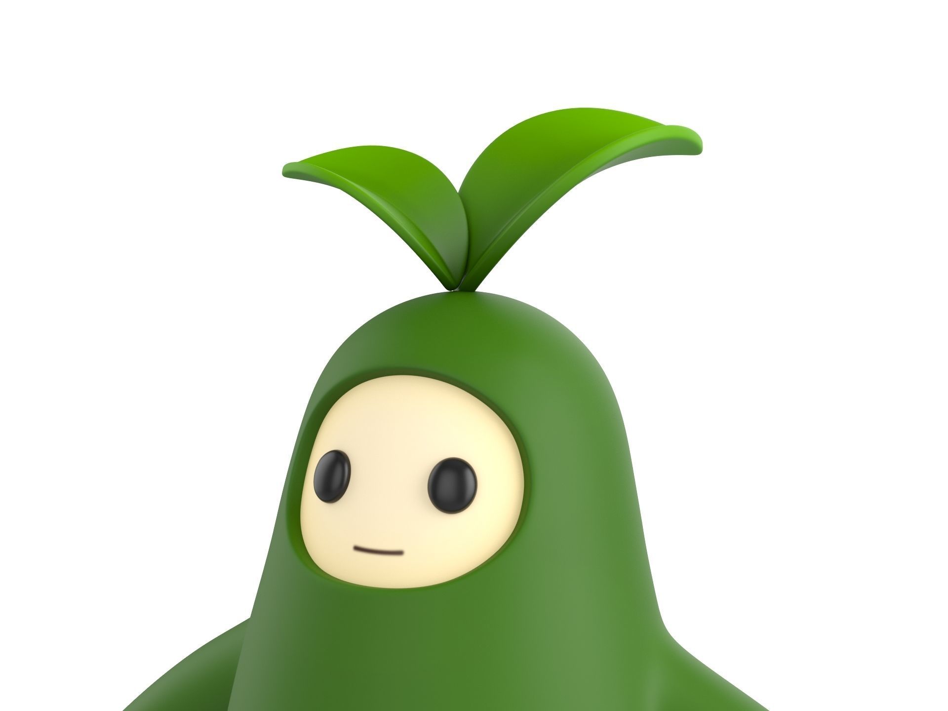 Character113 Leaf Monster 3D model_8