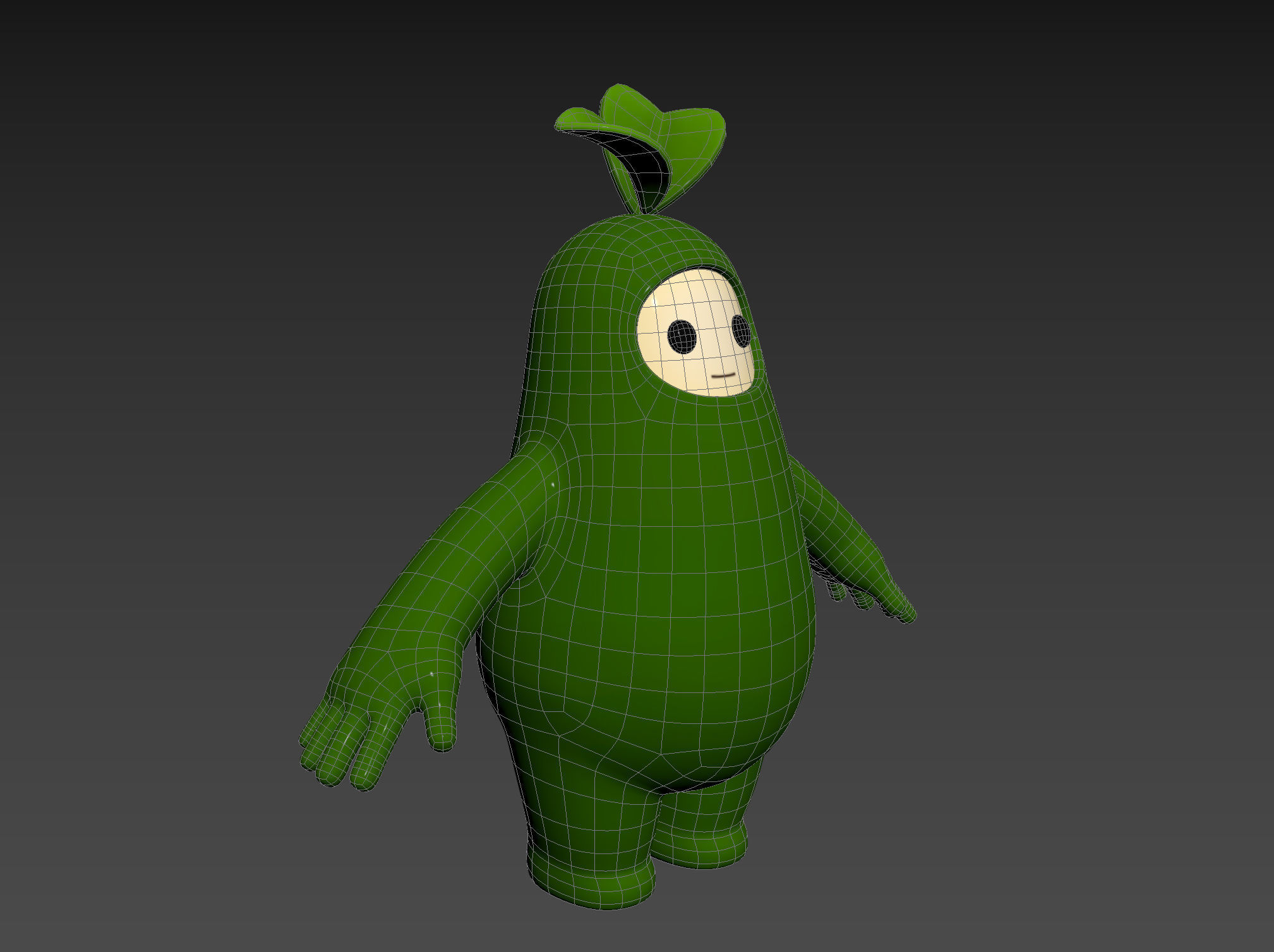 Character113 Leaf Monster 3D model_14