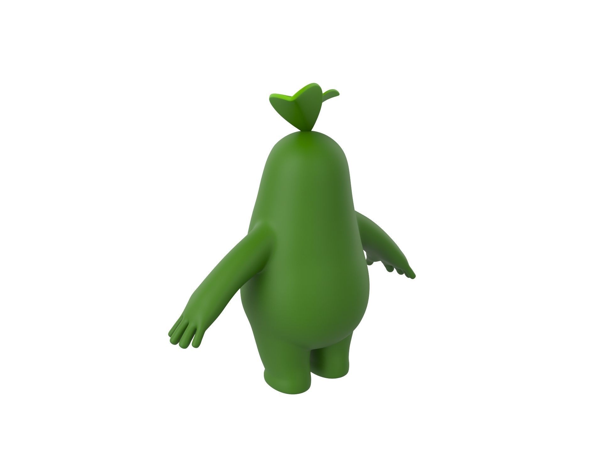 Character113 Leaf Monster 3D model_6