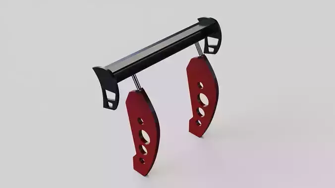 spoiler wing tuning rear auto garage 