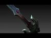 Sword Game Ready Low-poly 3D model_2