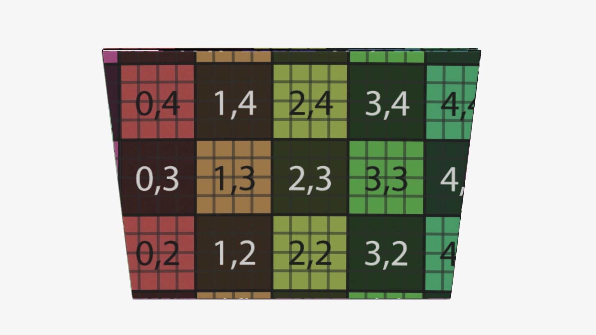 High square paper box mockup 3D model_16