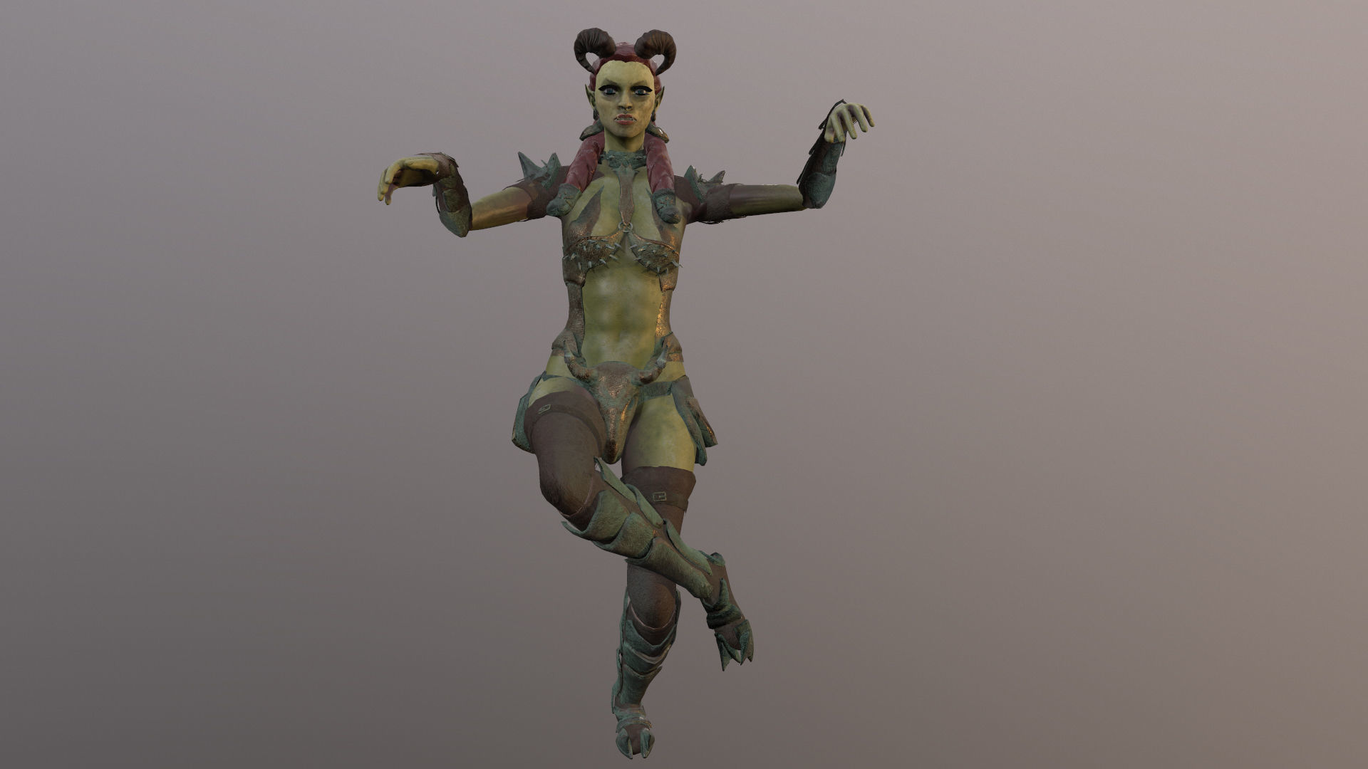 Pack of Orcs 3D Model Collection_12