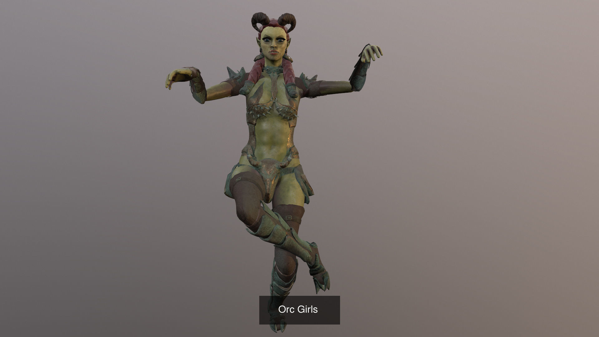 Pack of Orcs 3D Model Collection_5