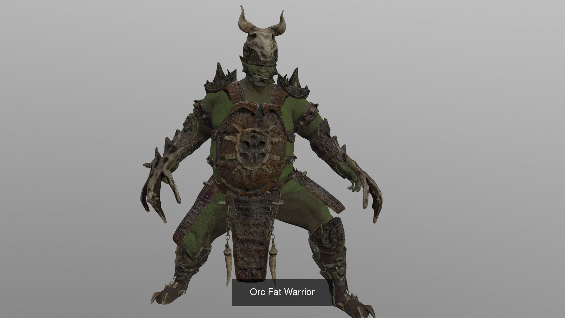 Pack of Orcs 3D Model Collection_7