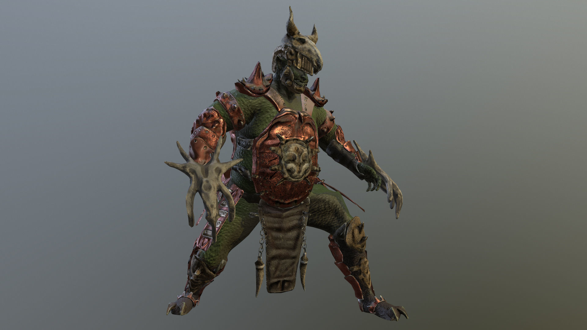 Pack of Orcs 3D Model Collection_6