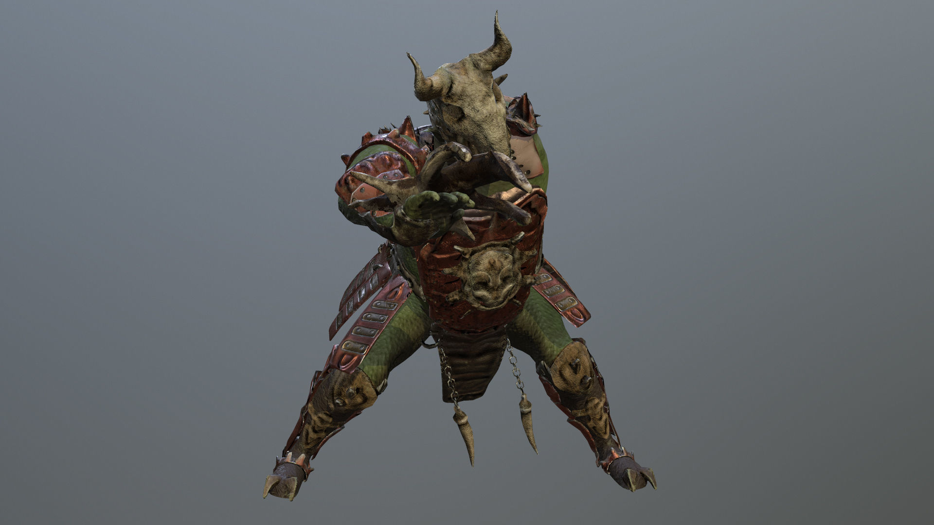 Pack of Orcs 3D Model Collection_8