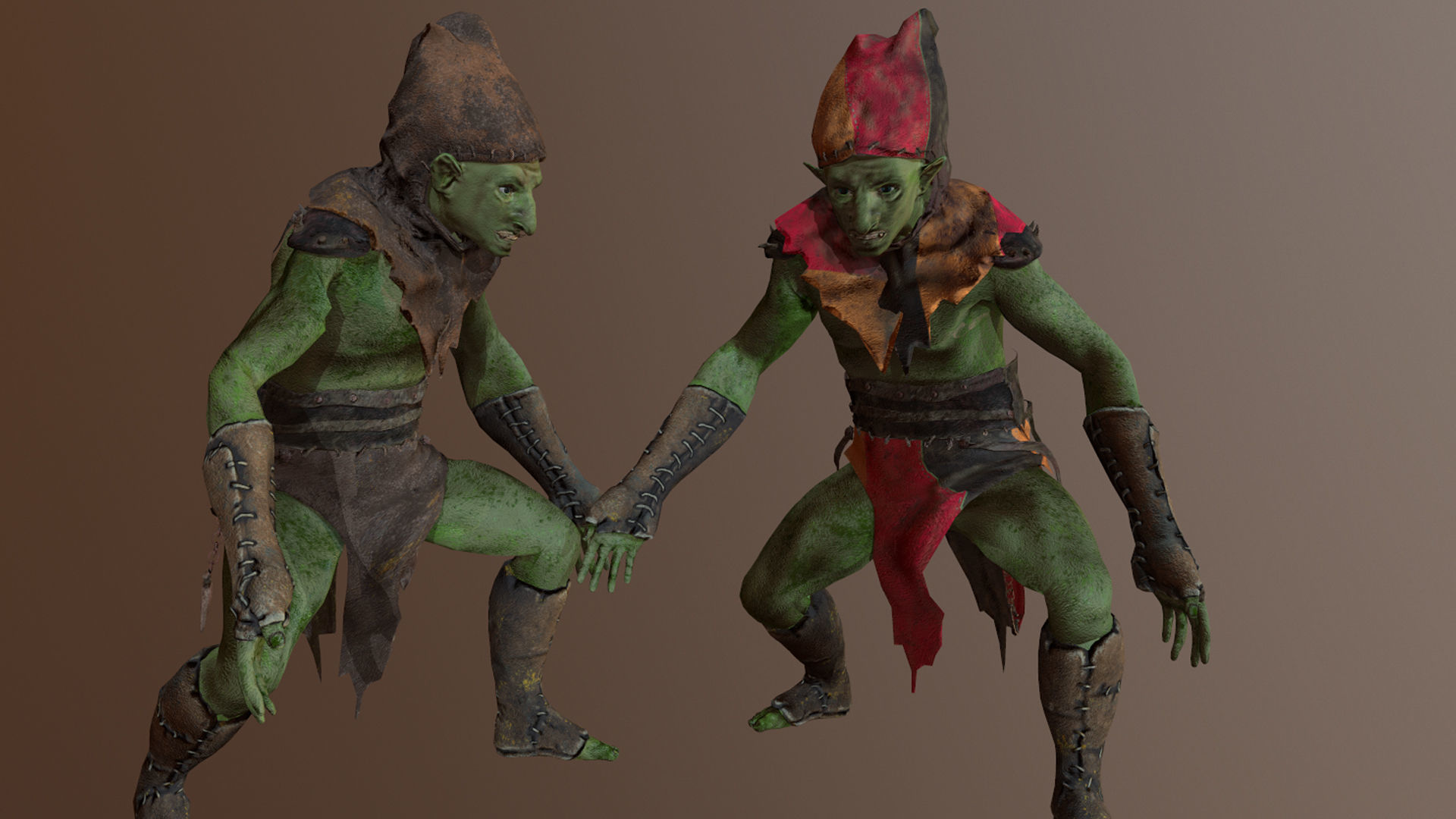 Pack of Orcs 3D Model Collection_10