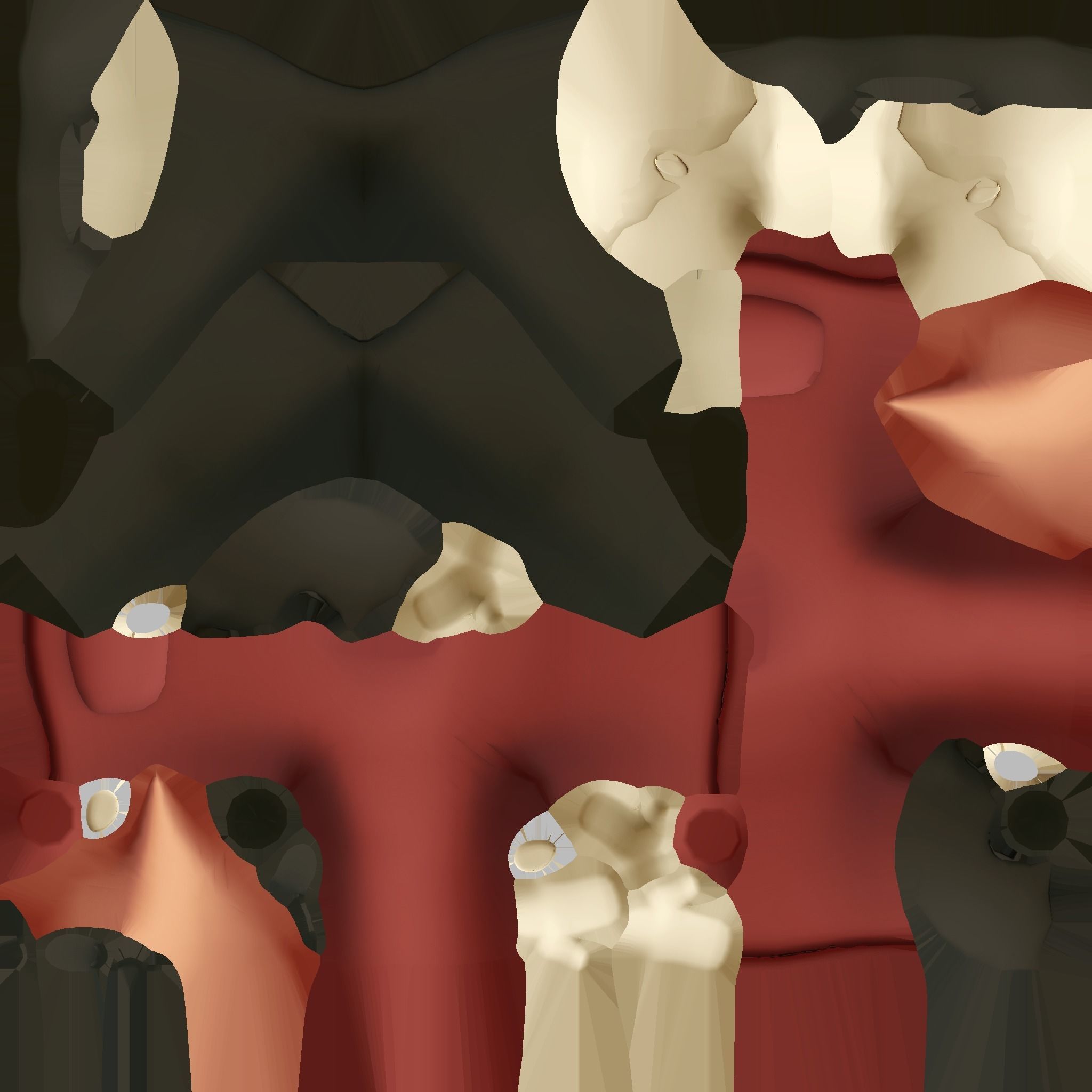 Cartoon boy low poly rigged animated Low-poly 3D model_4