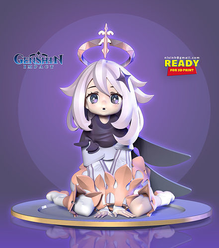 Paimon - Genshin Impact Fanart 3D print model
