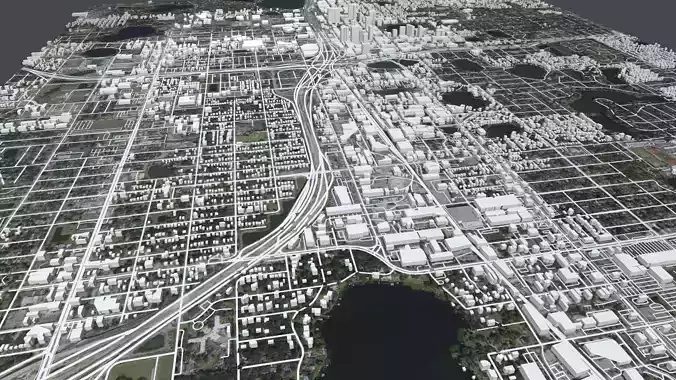 Cityscape Orlando Florida USA