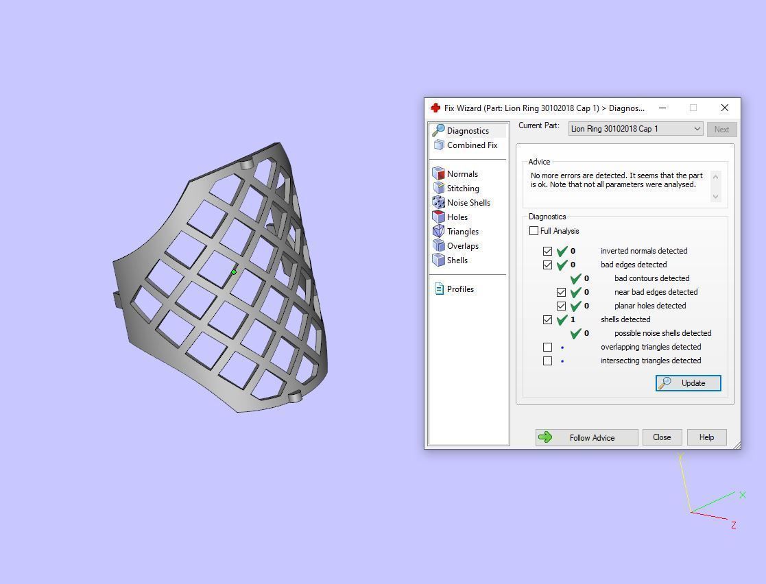 Lion Ring 3D print model_9