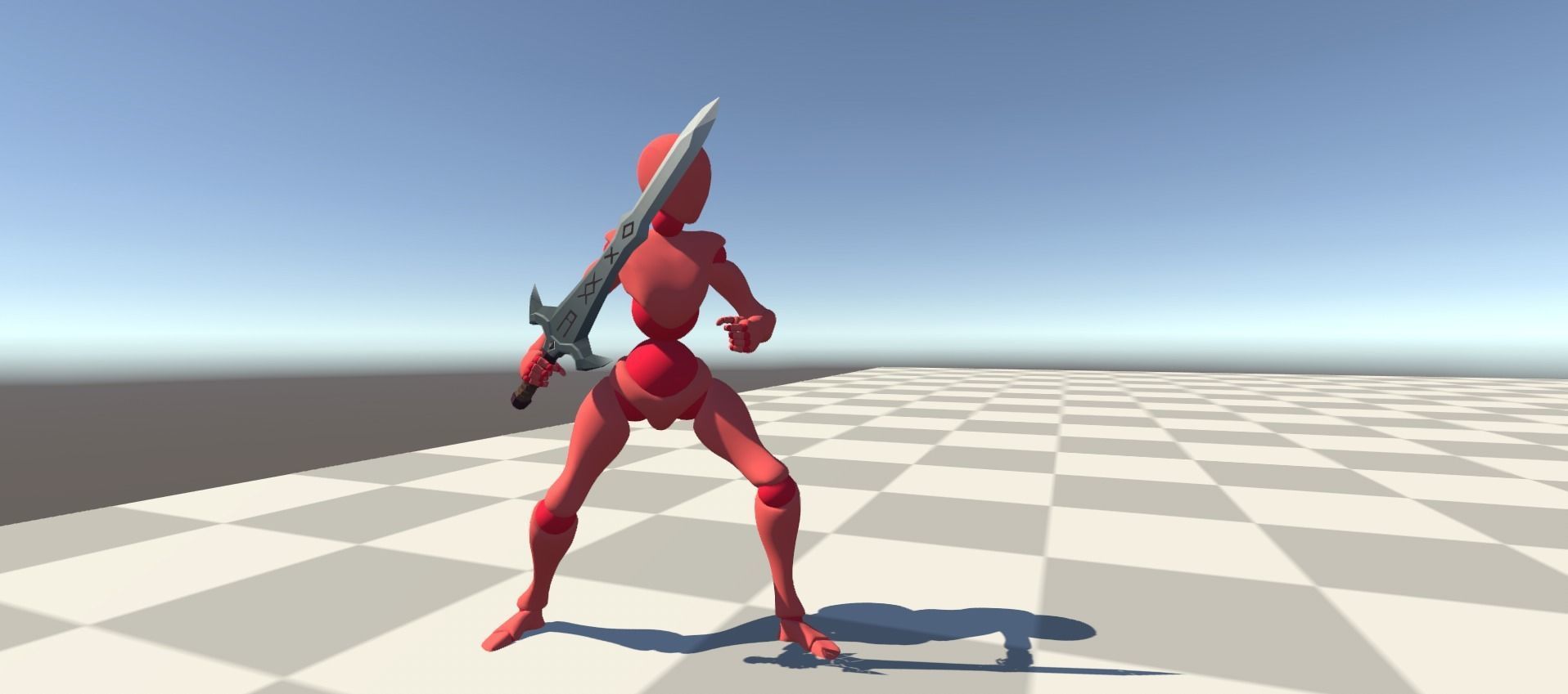 Low-Poly Rune Themed Weapons Pack Low-poly 3D model_3