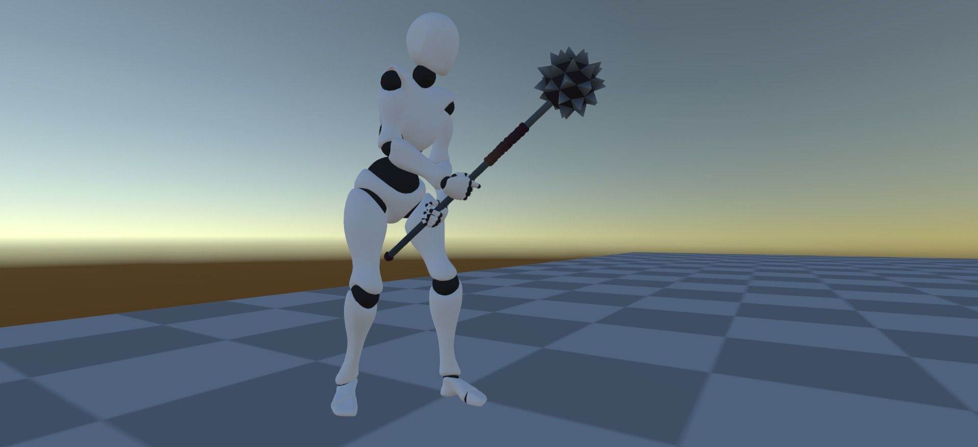 Low-Poly Rune Themed Weapons Pack Low-poly 3D model_5