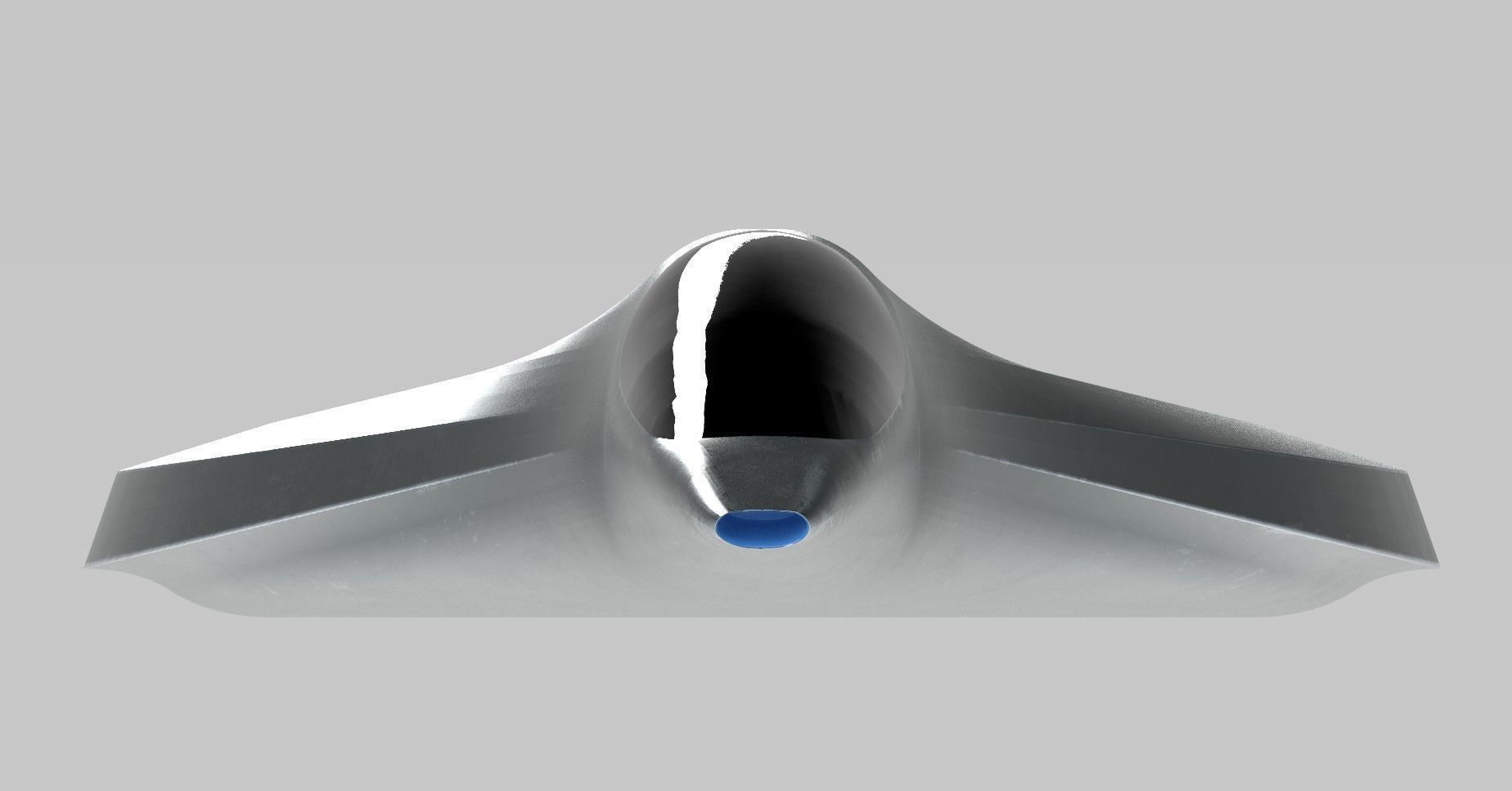 Spaceship sleek futuristic detailed 3D model_1