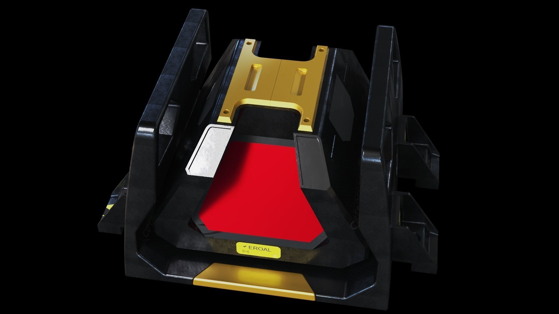 Scifi device space box  3D model_2