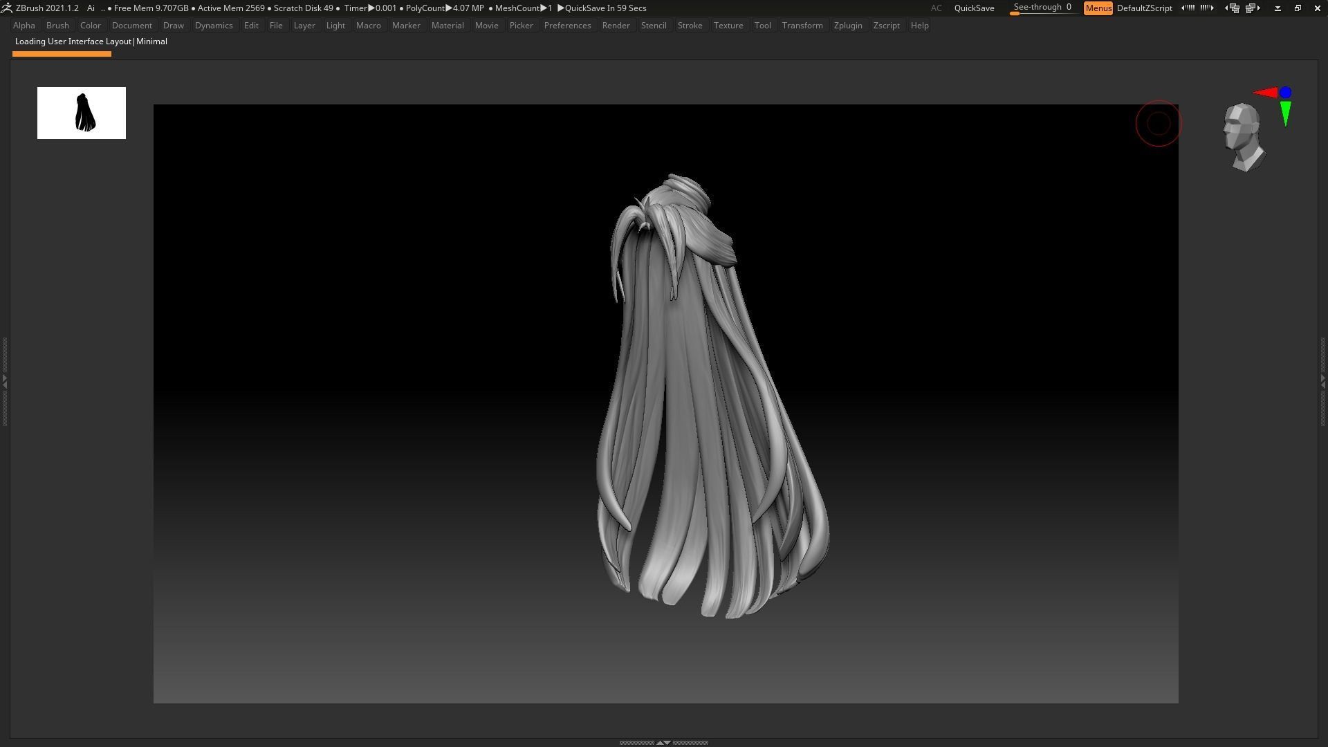 Kitsune - Base Mesh 3D model_15