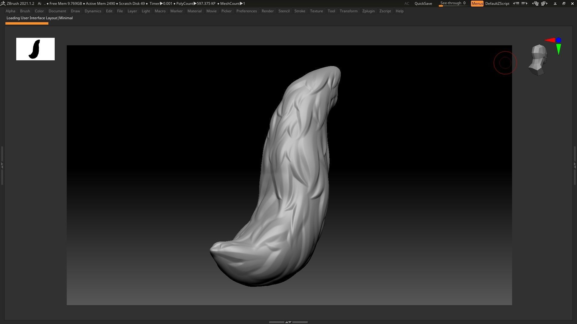 Kitsune - Base Mesh 3D model_12