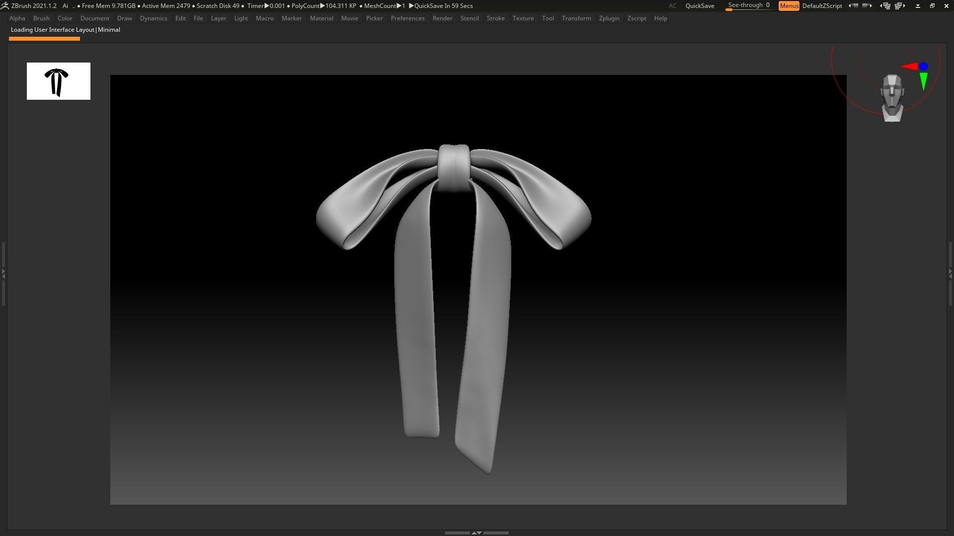 Kitsune - Base Mesh 3D model_16