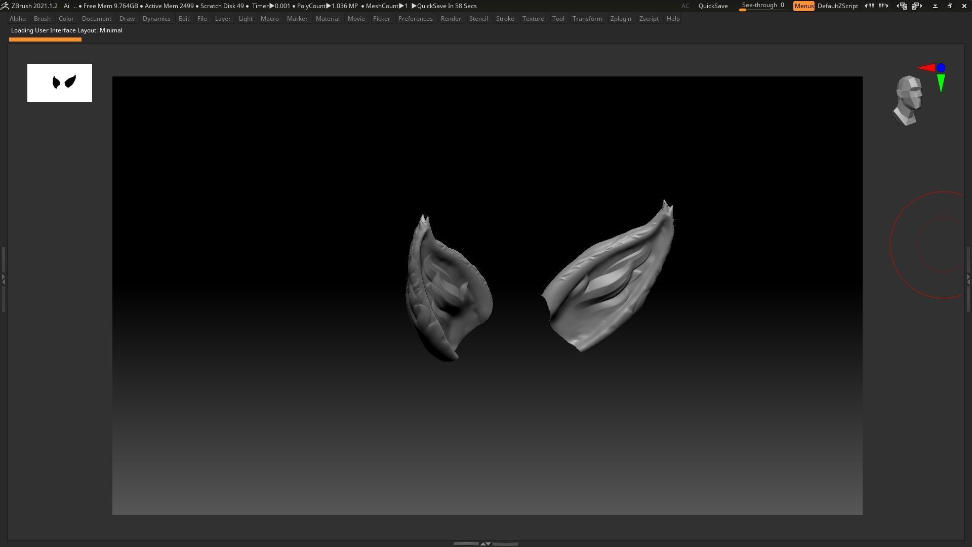 Kitsune - Base Mesh 3D model_20
