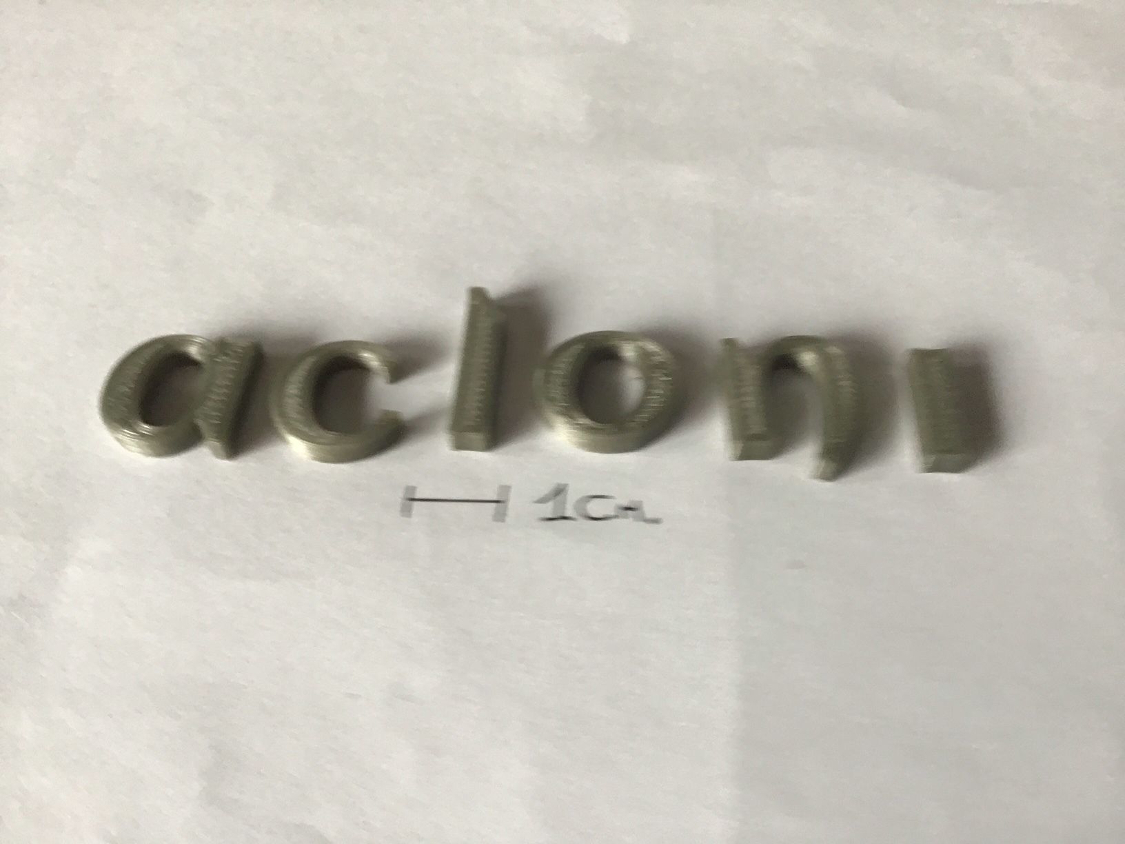 ACLONICA uppercase and lowercase 3D Letters STL FILE 3D print model_6