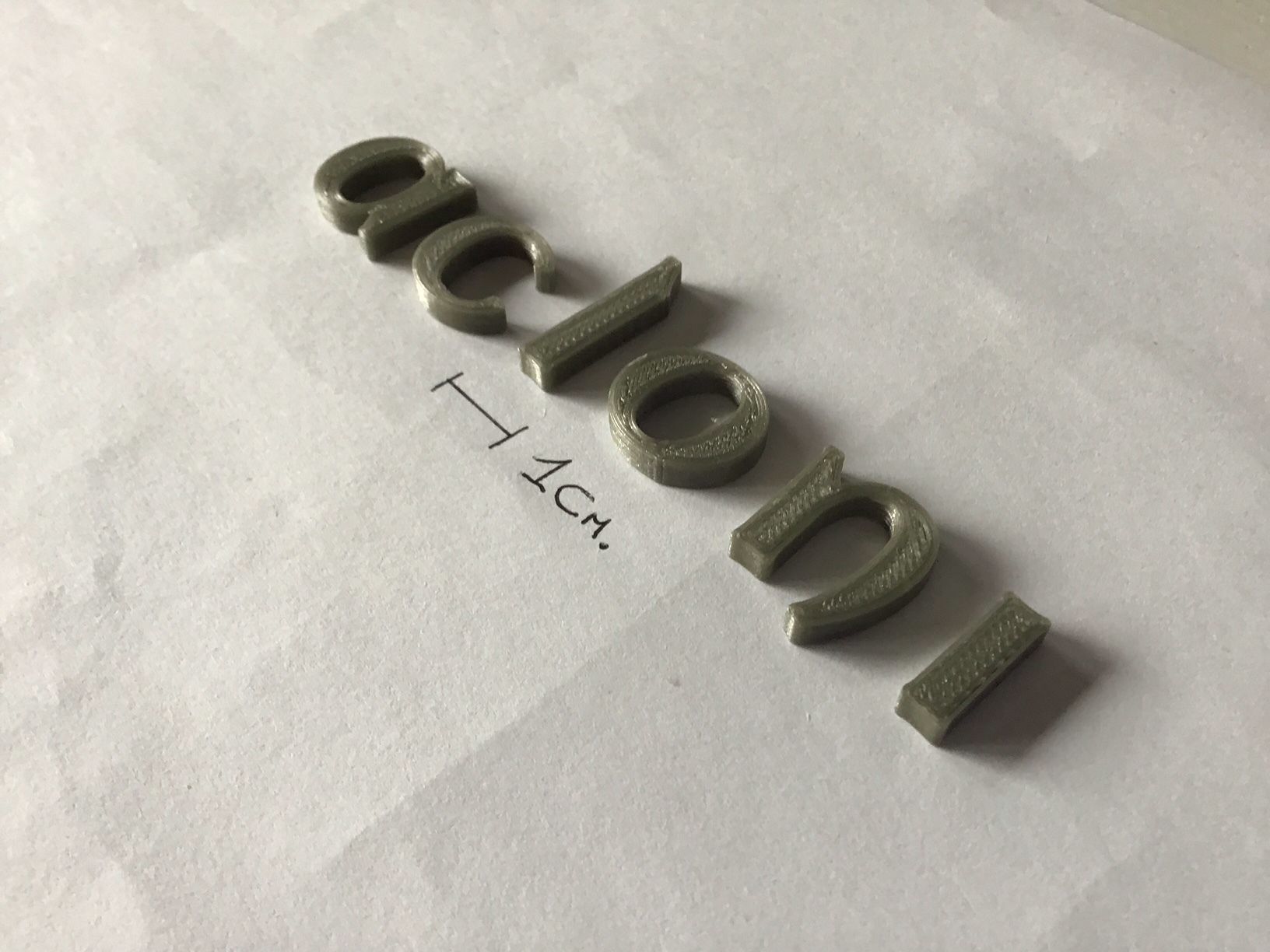 ACLONICA uppercase and lowercase 3D Letters STL FILE 3D print model_7