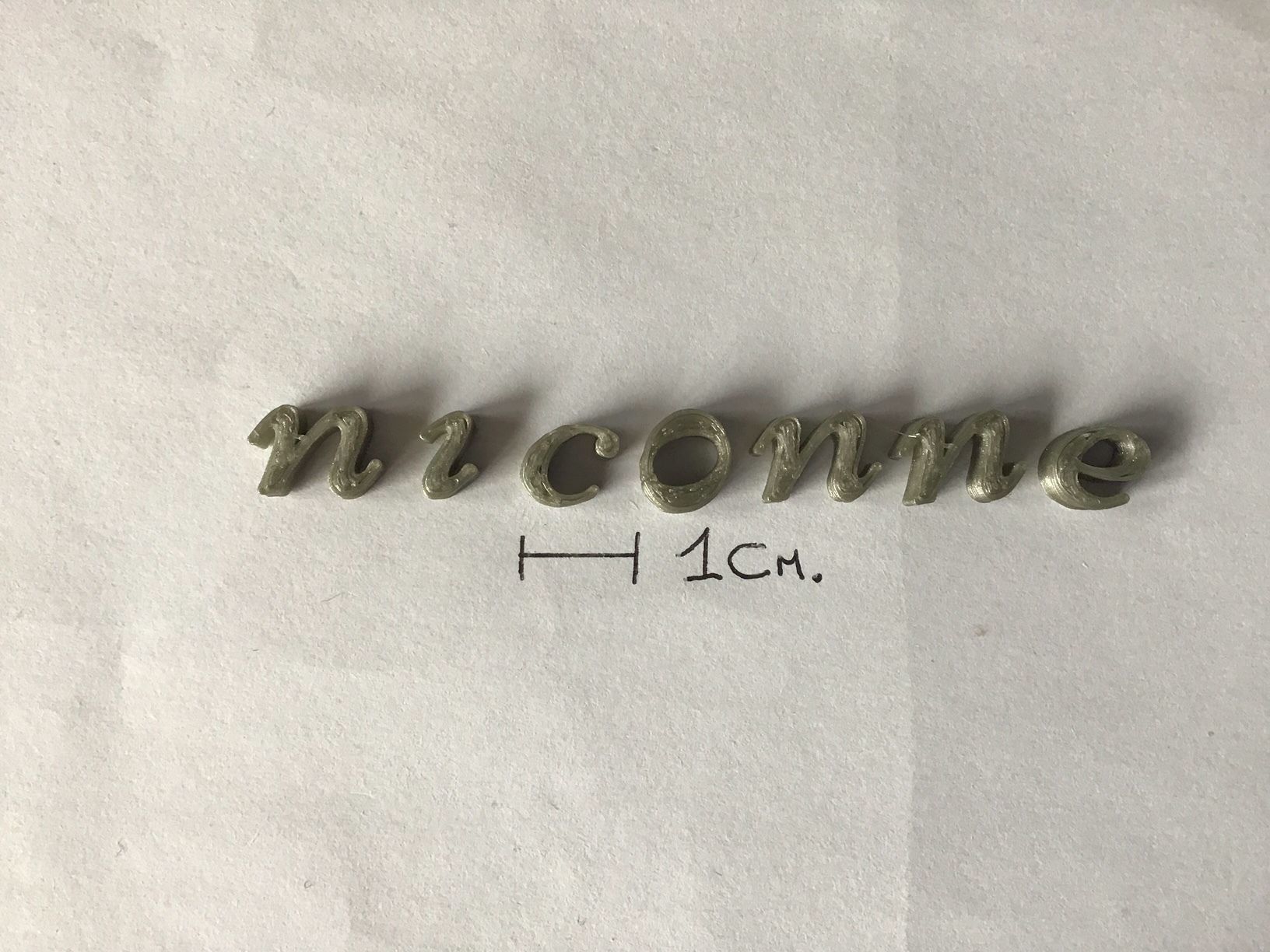 NICONNE uppercase and lowercase 3D Letters STL FILE 3D print model_5