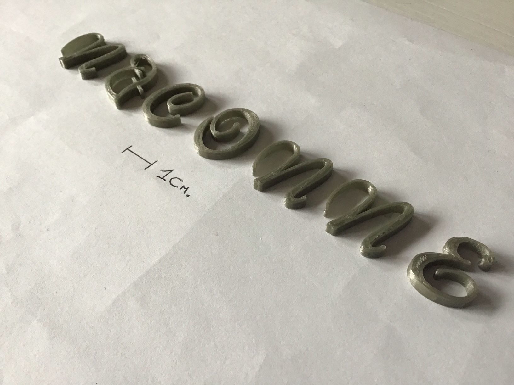 NICONNE uppercase and lowercase 3D Letters STL FILE 3D print model_4