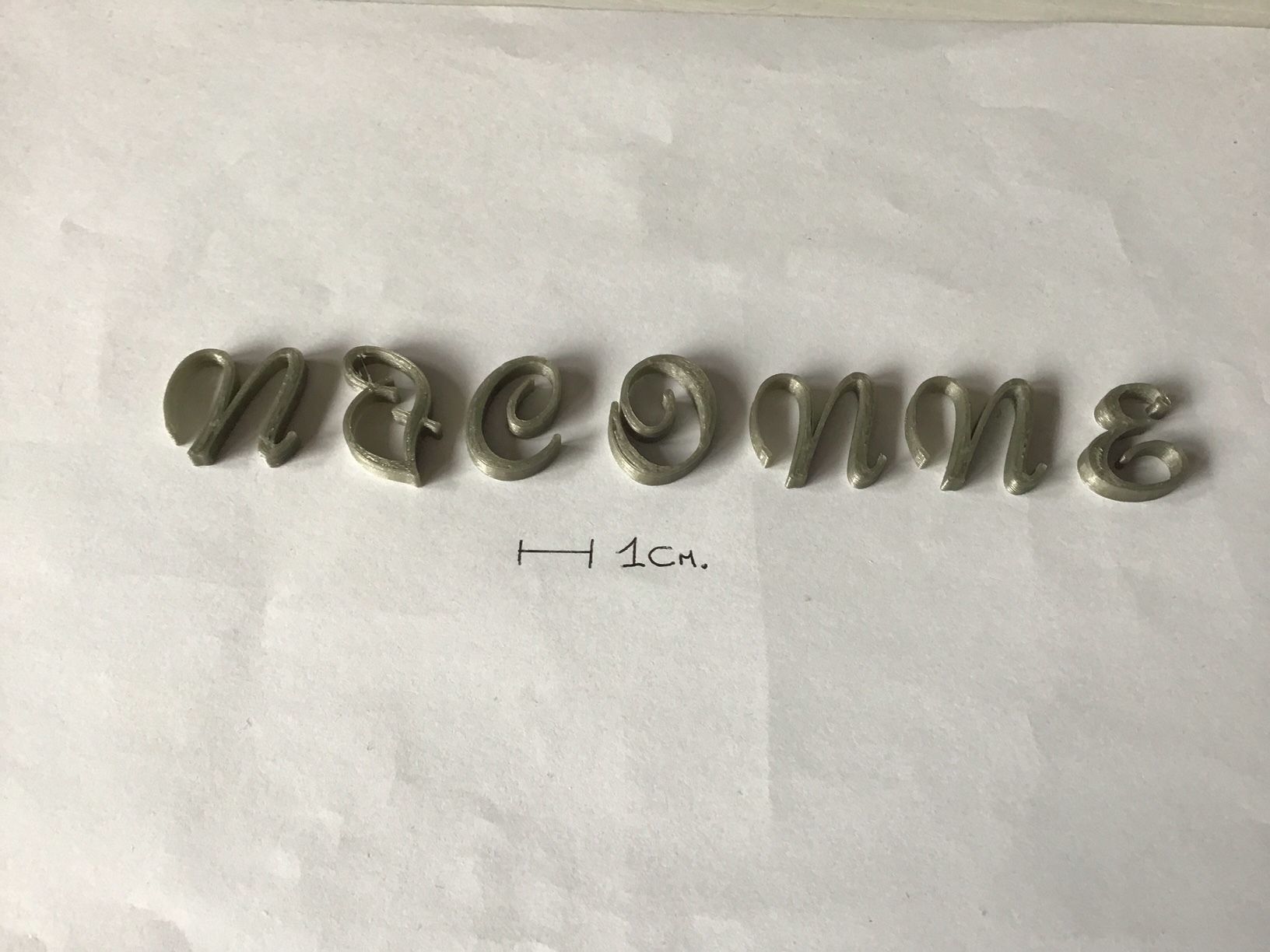 NICONNE uppercase and lowercase 3D Letters STL FILE 3D print model_3