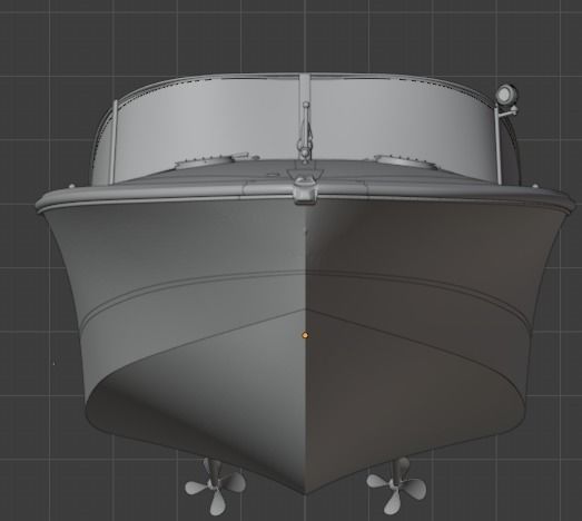 Riva Aquarama 1960 Wooden Speedboat  - Detailed 3D model_8