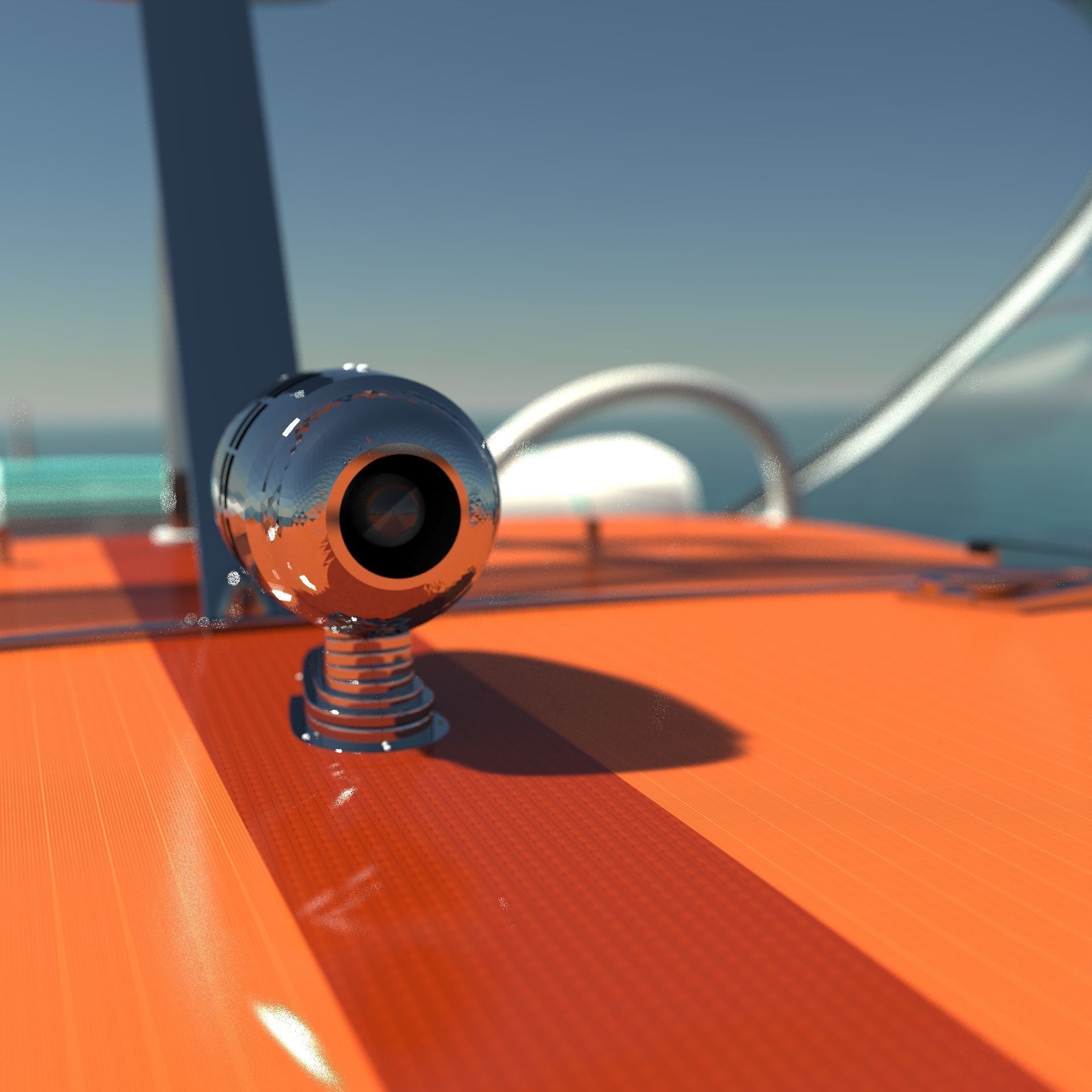 Riva Aquarama 1960 Wooden Speedboat  - Detailed 3D model_14