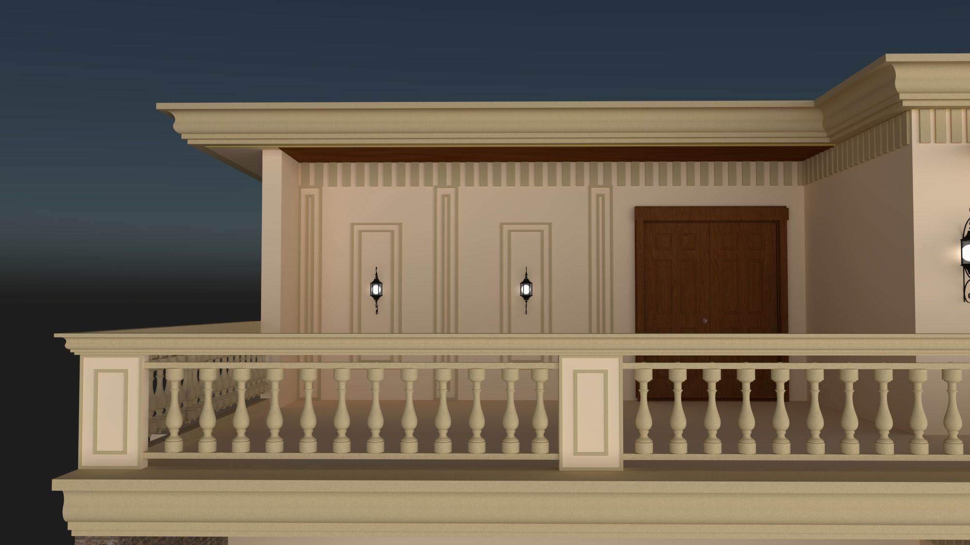 CLASSICAL ELEVATION Low-poly 3D model_25