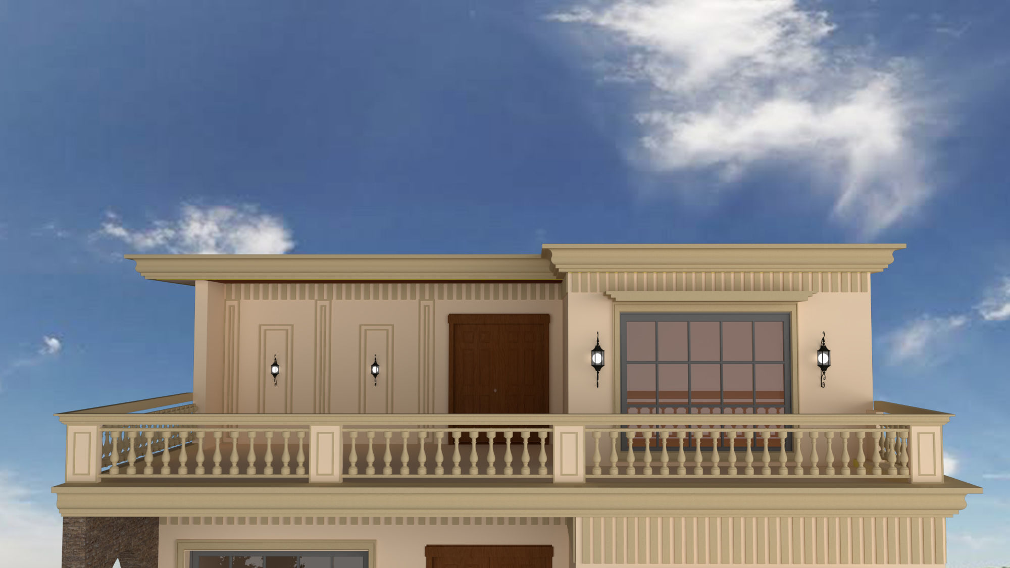 CLASSICAL ELEVATION Low-poly 3D model_28
