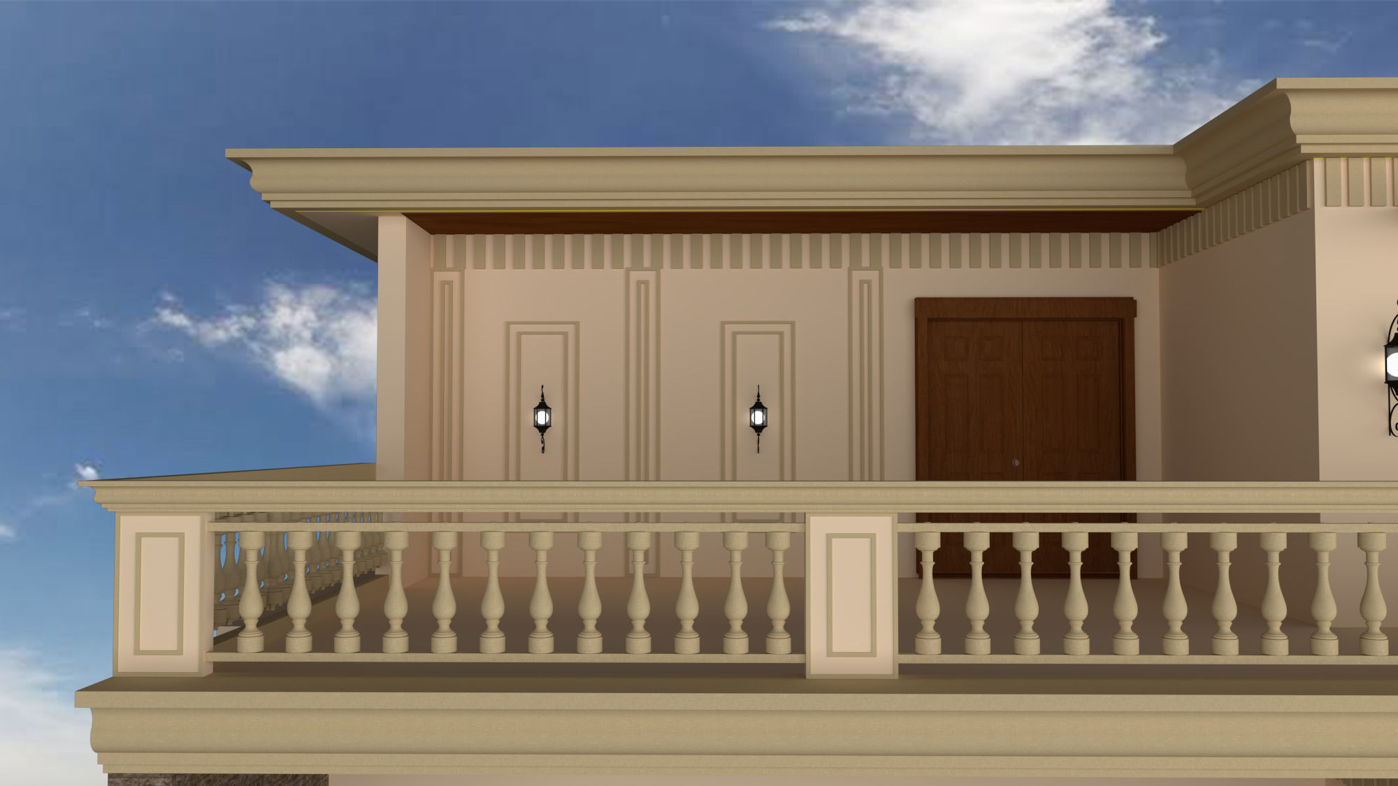 CLASSICAL ELEVATION Low-poly 3D model_26