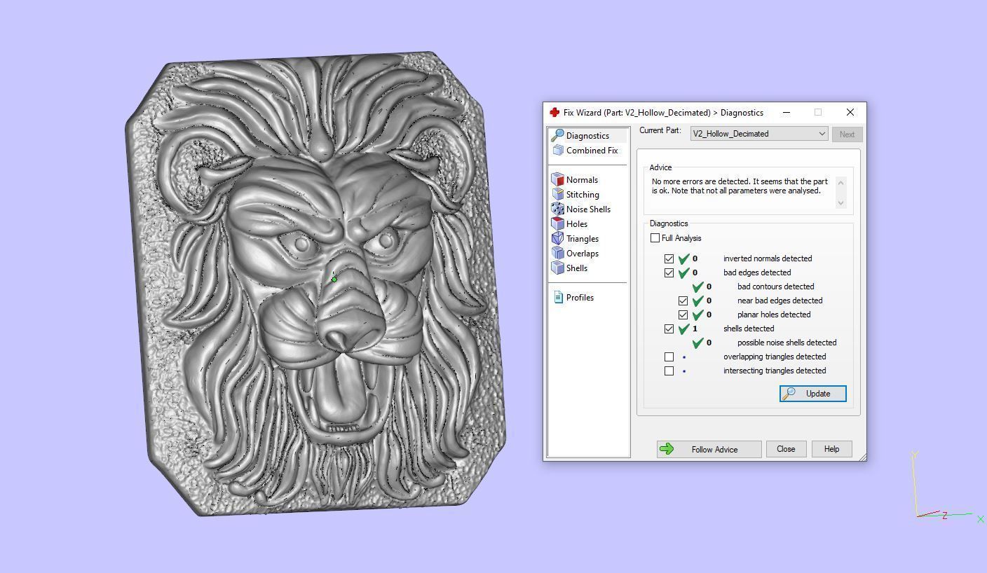 Lion Top 3D print model_6