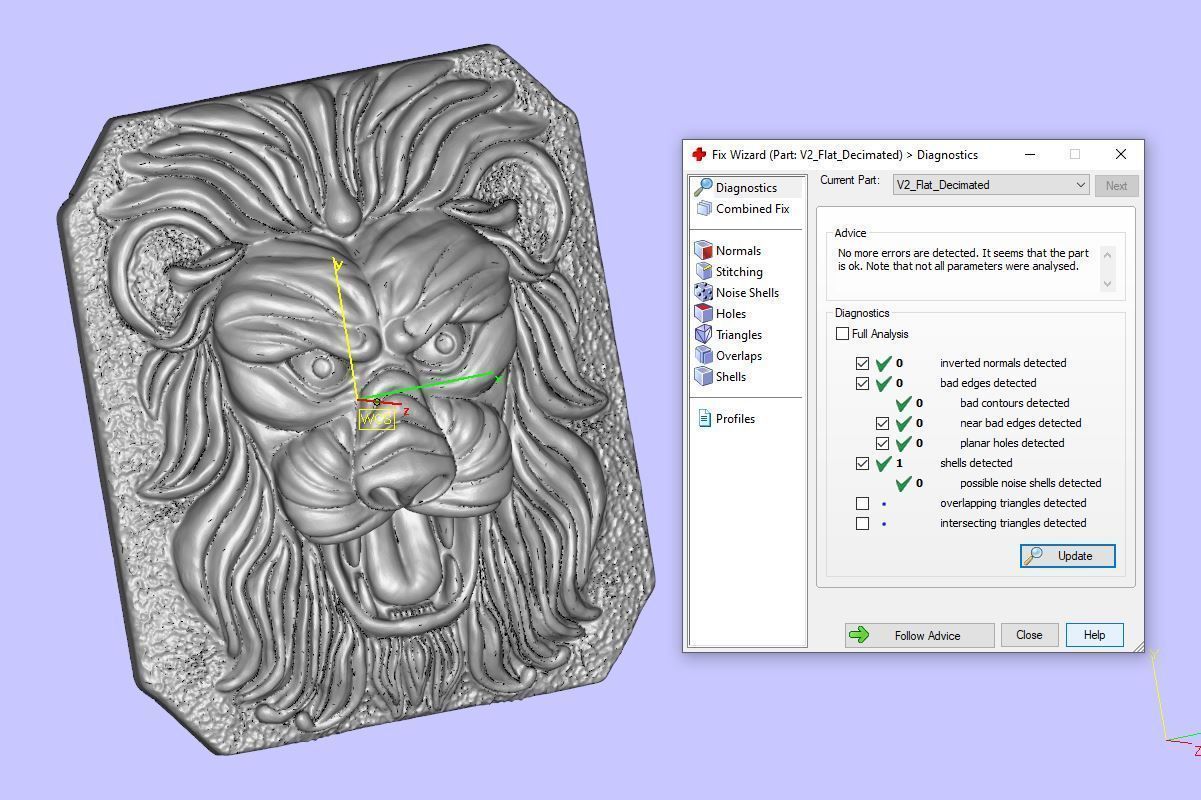 Lion Top 3D print model_4