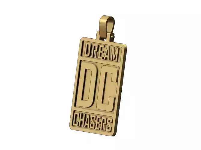 Dream chasers rectangular pendant 