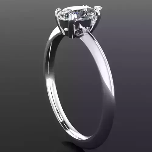 Pearshape gem Engagement ring