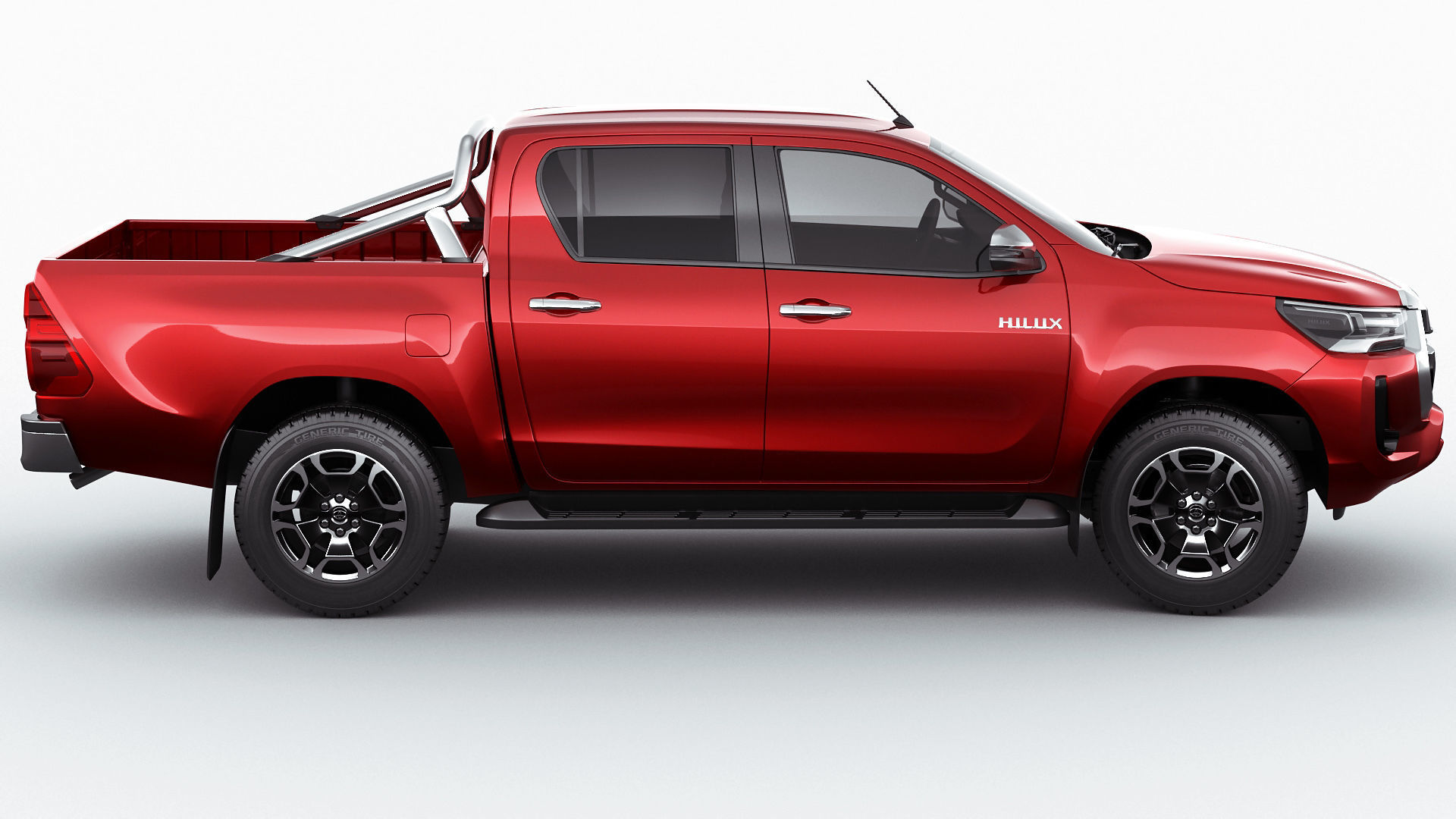 Toyota Hilux 2021 Double Cab 3D model_3