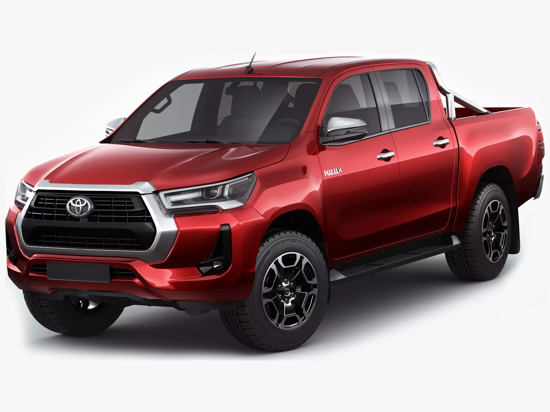 Toyota Hilux 2021 Double Cab 3D model_0