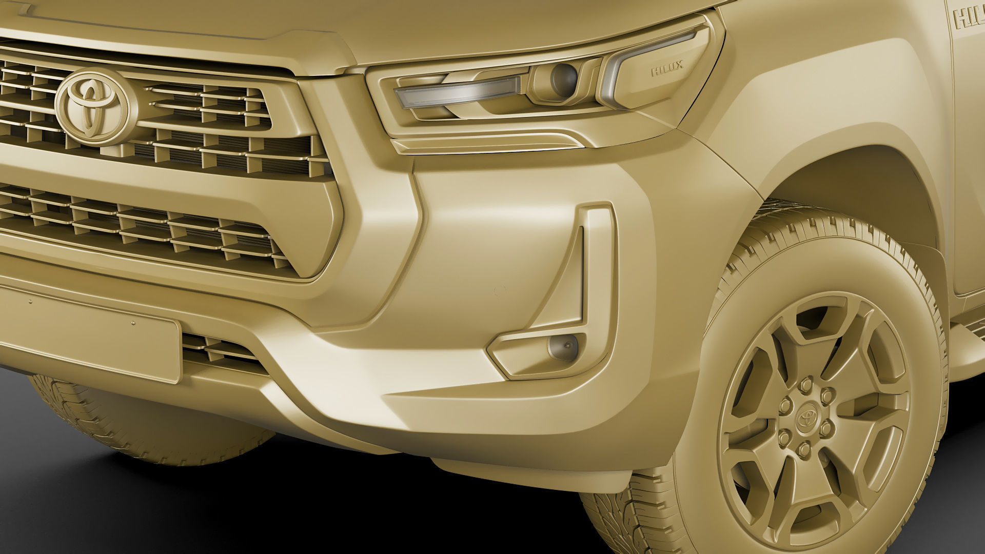Toyota Hilux 2021 Double Cab 3D model_21