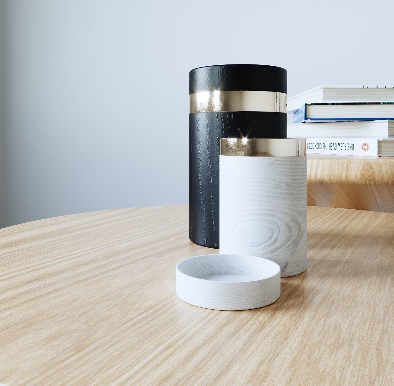 Wood Coffee Tables Free low-poly 3D model_1