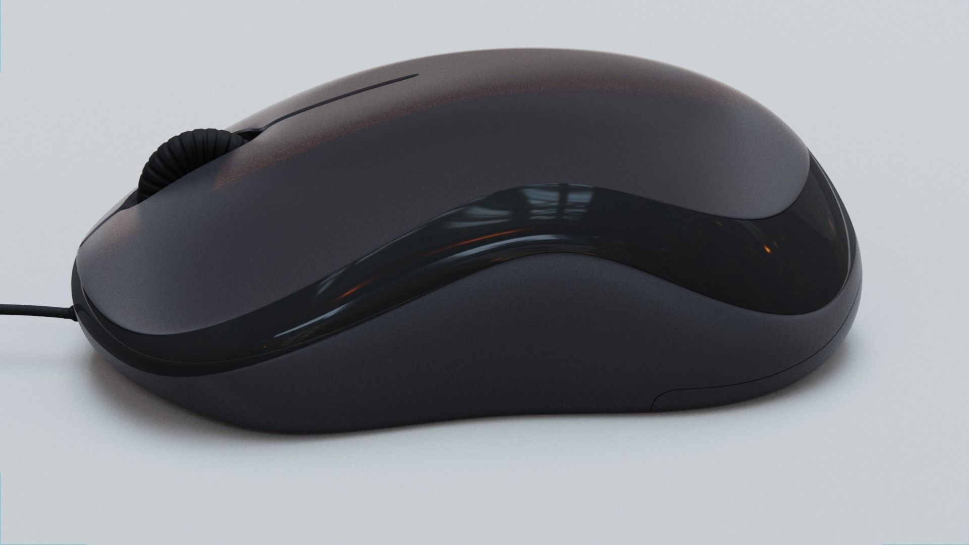 Mouse PC -Wireless or USB -High Quality Model PBR 3D model_15
