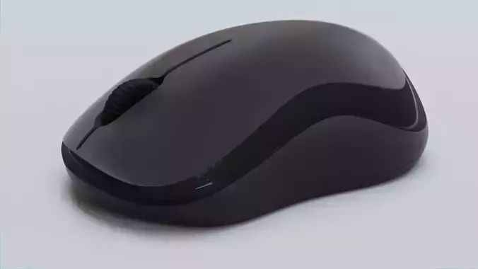 Mouse PC -Wireless or USB -High Quality Model PBR 3D model