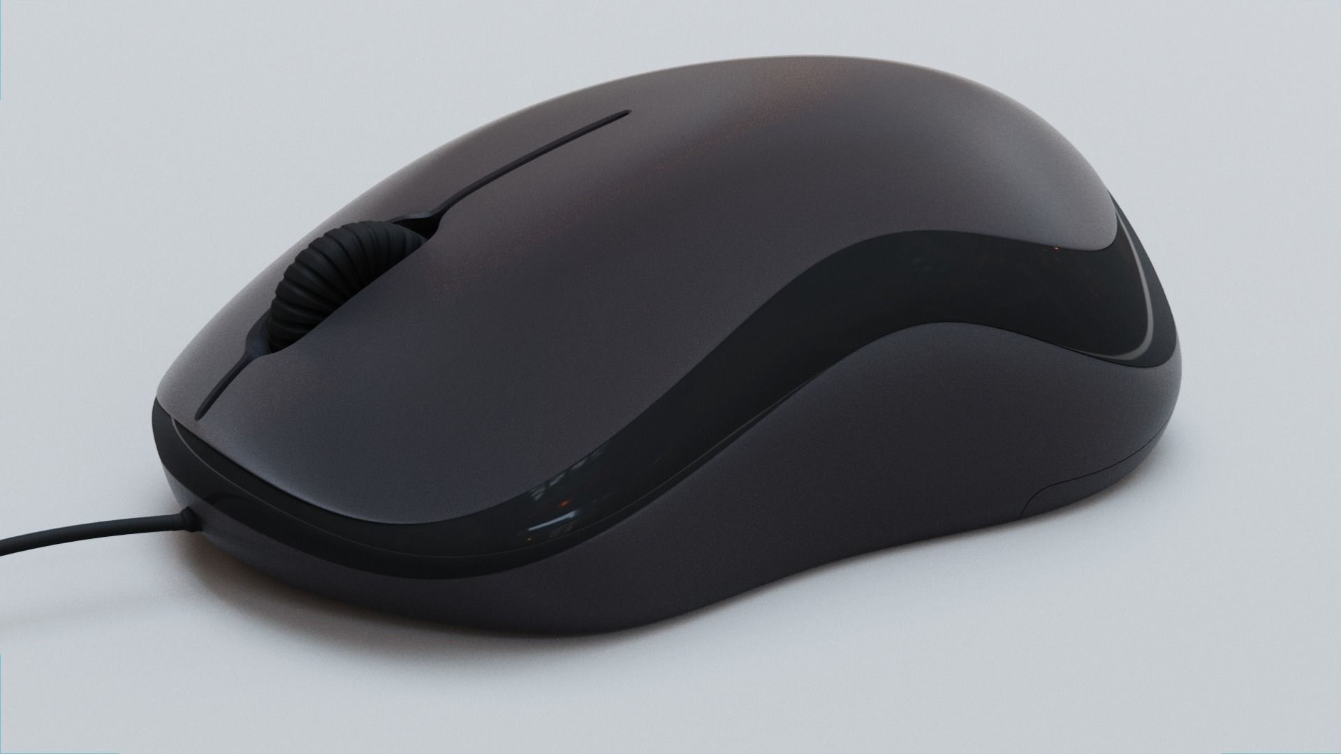 Mouse PC -Wireless or USB -High Quality Model PBR 3D model_12