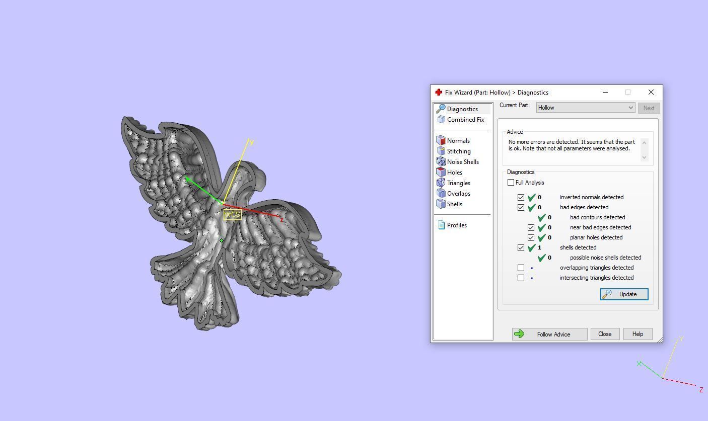 Eagle golden dove 3D print model_10