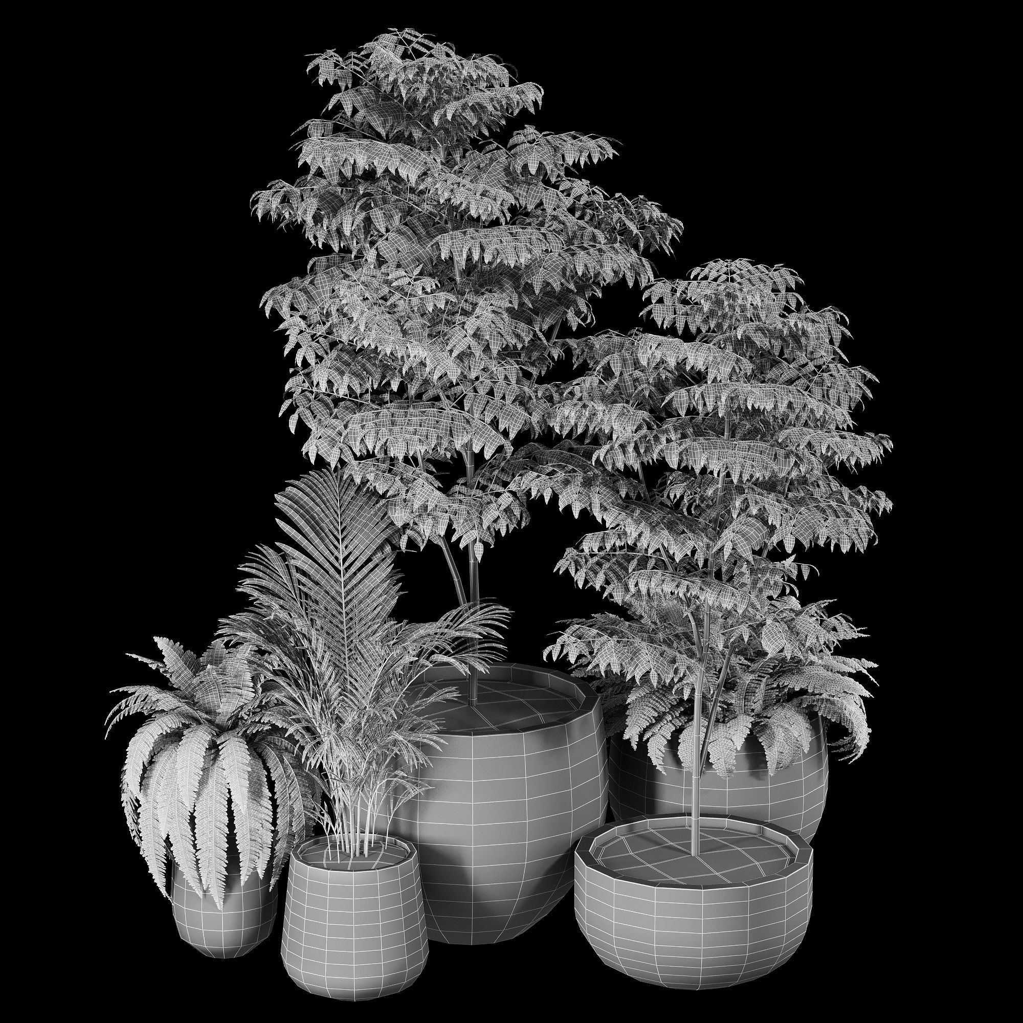 Pottery pots 3D model_10